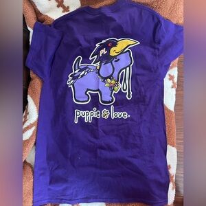 Puppie Love Baltimore Ravens Tshirt